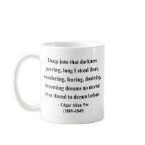 Edgar Allen Poe Quote 8a Coffee Mug