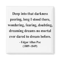 Edgar Allen Poe Quote 8a magnets