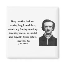 Edgar Allen Poe Quote 8b magnets