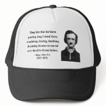 Edgar Allen Poe Quote 8b Mesh Hats
