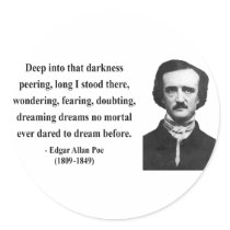 Edgar Allen Poe Quote 8b stickers
