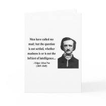 Edgar Allen Poe Quote 9b Card