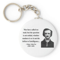 Edgar Allen Poe Quote 9b Key Chain