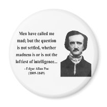 Edgar Allen Poe Quote 9b Magnets