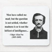 Edgar Allen Poe Quote 9b Mouse Pad
