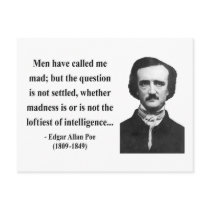 Edgar Allen Poe Quote 9b Post Cards
