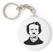 Edgar Allen Poe Raven Keychain
