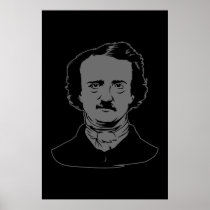 Edgar Allen Poe Raven Poster