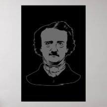 Edgar Allen Poe Raven Poster