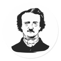 Edgar Allen Poe Raven Sticker