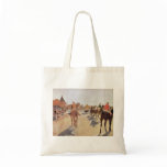 Edgar Degas - 1869-72 Jockeys @ Grand Stand Horse Tote Bag