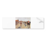 Edgar Degas - 1869-72 Jockeys @ Grand Stand Horse Bumper Sticker