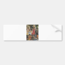 Edgar Degas - 1876-77 Cafe Concert Woman Red Dress Bumper Stickers