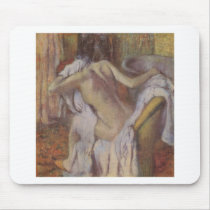 Edgar Degas - After Bath to Dry Wife nude 1896-98 Mouse Pads