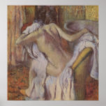 Edgar Degas - After Bath to Dry Wife nude 1896-98 posters