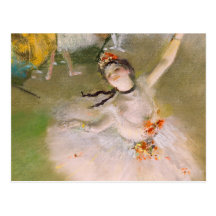 Edgar Degas Ballerina Postcard