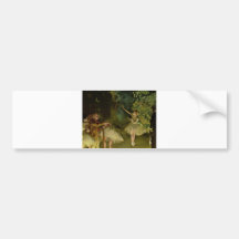 Edgar Degas - Ballet 1875 Dancer Dance girls tutu Bumper Stickers