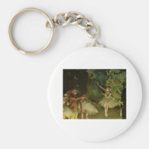 Edgar Degas - Ballet 1875 Dancer Dance girls tutu Keychain