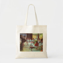 Edgar Degas - Ballet 1879-80 Shoe Stair Dancer Oil Tote Bags