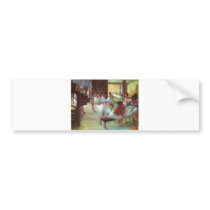 Edgar Degas - Ballet 1879-80 Shoe Stair Dancer Oil Bumper Sticker
