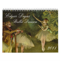 Edgar Degas Ballet Dancers 2011 Calendar