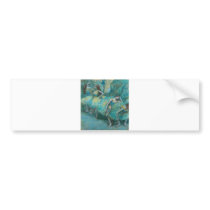 Edgar Degas - Ballet Dancers in Wings 1900 Pastel Bumper Sticker