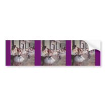 Edgar Degas Ballet Lesson Bumper Stickers