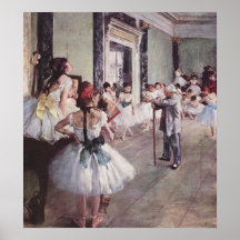 Edgar Degas Ballet Lesson Posters
