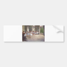Edgar Degas - Ballet Rehearsal Class 1873 oil Bumper Stickers