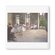 Edgar Degas - Ballet Rehearsal Class 1873 oil Refrigerator Magnets