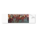 Edgar Degas - Before Start Jockeys Train 1883-90 Bumper Sticker