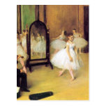 Edgar Degas - Dance Class Postcard