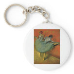 Edgar Degas - Dancer @ Barre 1888 ballerina ballet keychains