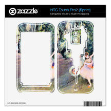 Edgar Degas - Dancer with a bouquet of flowers (Th HTC Touch Pro2 Skins