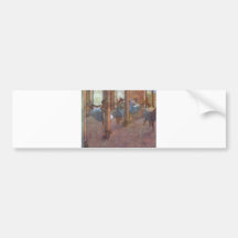 Edgar Degas - Dancers in Foyer 1887-90 ballerina Bumper Stickers