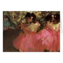 Edgar Degas - Dancers in Pink cards