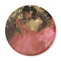 Edgar Degas - Dancers in Pink magnets