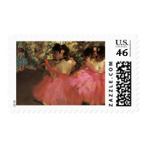 Edgar Degas - Dancers in Pink stamps
