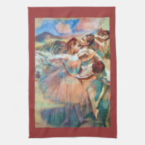 Edgar Degas - Dancers in the landscape kitchen towels