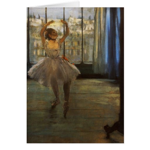 Edgar Degas Danseuse posant chez un photographe Cards