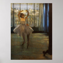 Edgar Degas Danseuse posant chez un photographe Posters