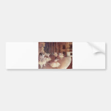 Edgar Degas - Dress Rehearsal Ballet Stage 1873-74 Bumper Sticker