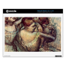 Edgar Degas - Four dancers in half figure Medium Netbook Decal