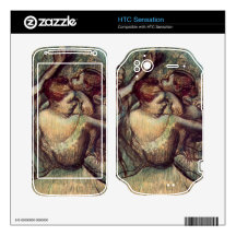 Edgar Degas - Four dancers in half figure Decal For HTC Sensation