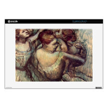 Edgar Degas - Four dancers in half figure 15" Laptop Decals