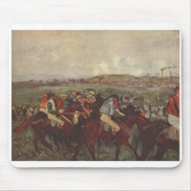 Edgar Degas - Gentlemen Riders before Race 1862-80 Mousepads