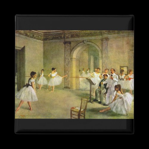 Edgar Degas - Hall of the Opera Ballet in the Rue Refrigerator Magnets