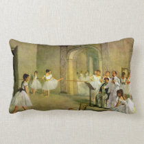 Edgar Degas - Hall of the Opera Ballet in the Rue pillows