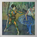 Edgar Degas - Harlequin and Columbine Posters