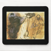 Edgar Degas Horse and Rider Mouse Pads